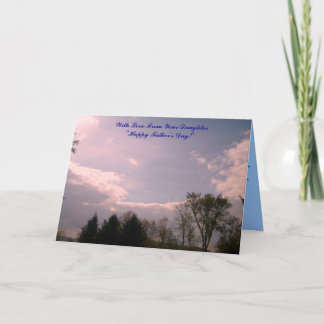 With Love From Your Daughter"Happy Fat... Card