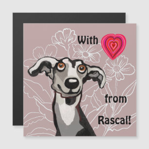 With Love From Your galgo – Cute Magnetic card