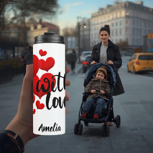 With Love Personalized Thermal Tumbler