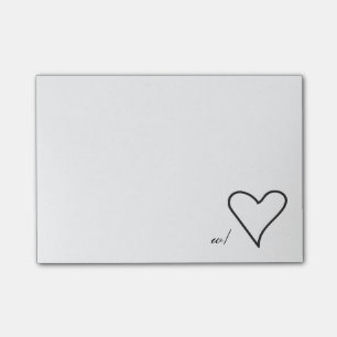 With Love Post it Notes (Small)