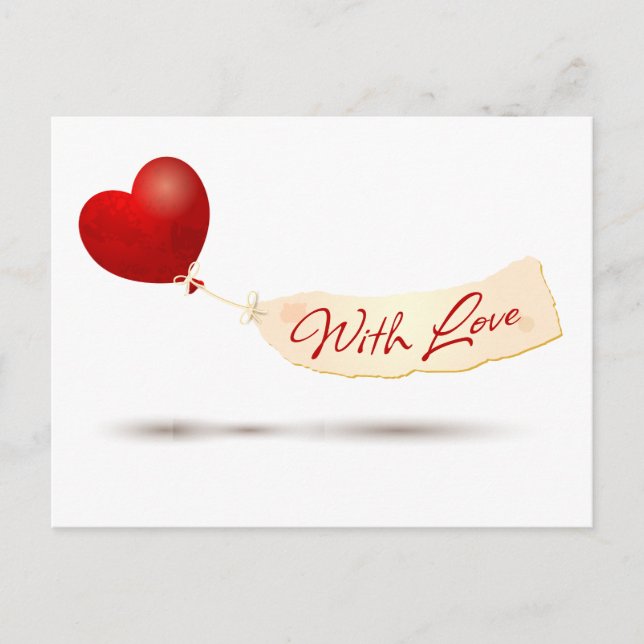 With Love  Postcard (Front)