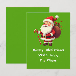 With Love, The Claus Note Card