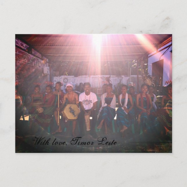 With love, Timor Leste Postcard (Front)