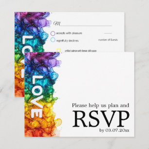 🌈 With menu LGBTQ Painted With Love wedding