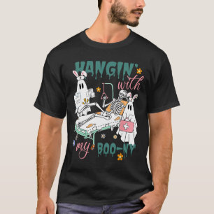 With My Boo-ny Bunny Ghost Ortho Nurses Easter Day T-Shirt