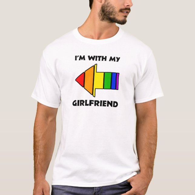 With My Girlfriend T-Shirt (Front)