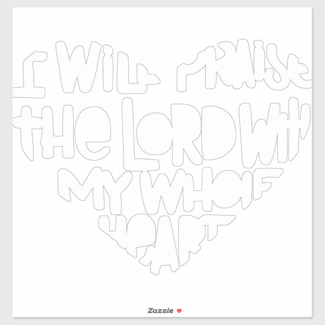 With my whole heart (Sheet)