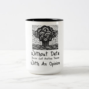 With Out Data Two-Tone Coffee Mug