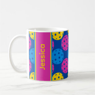 With own name The Sip & Smash pickleball Coffee Mug