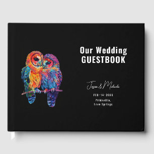 With photo🌈 LGBTQ Eternal Unity wedding Guest Book