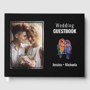 With photo🌈 LGBTQ Eternal Unity wedding  Guest Book