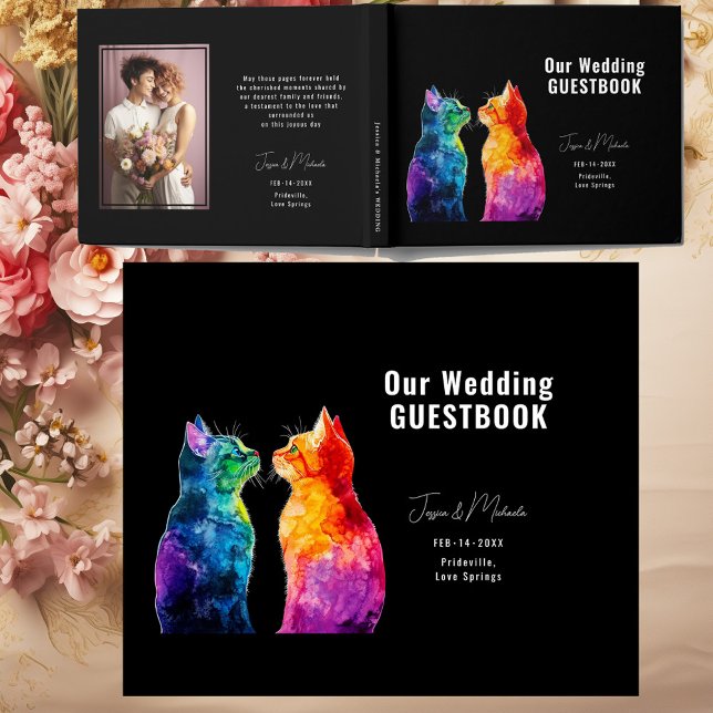 🌈With photo   Purrfectly Yours: A Rainbow Love Guest Book (🌈With photo Purrfectly Yours: A Rainbow Love Guest Book)
