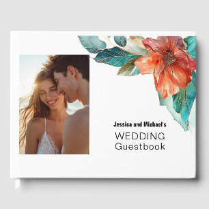 With photo stunning Hibiscus Serenade Paradise Guest Book