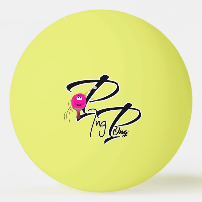 with pink shovel ping pong ball (Front)