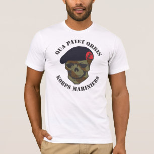 With regard to Patet Orbis, corps Mariniers T-Shirt