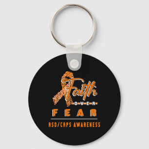 WITH RSDCRPS AWARENESS FAITH ALWAYS OVERS FEAR  KEY RING