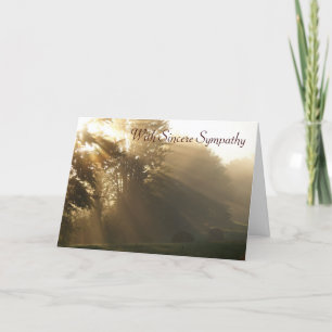 With Sincere Sympathy Card
