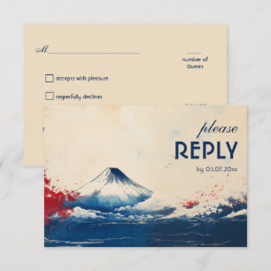 With song request Japonesque Harmony with Fuji RSVP Card