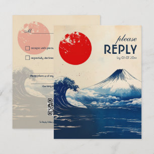 With song request Japonesque Harmony with Fuji RSVP Card