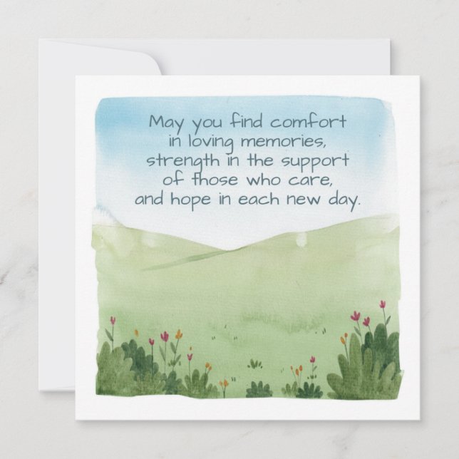 With Sympathy  Card (Front)
