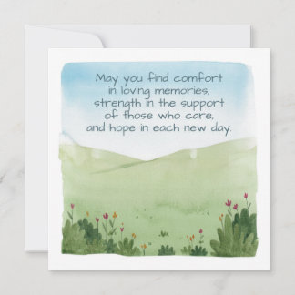 With Sympathy Card