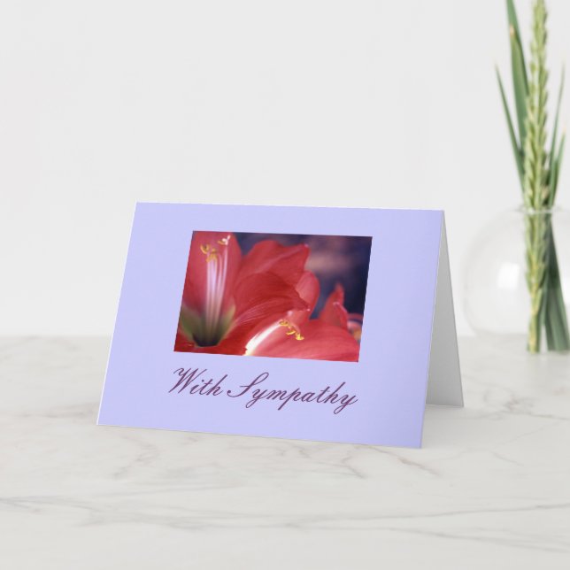 "With Sympathy" Card (Front)