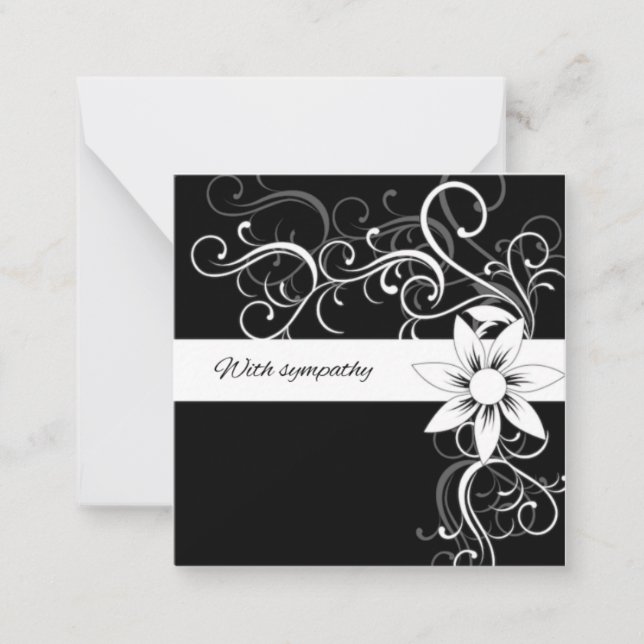 With sympathy card (Front)