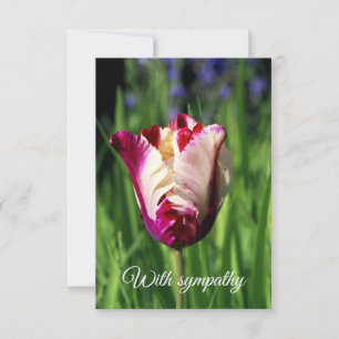 With Sympathy Flat  Card