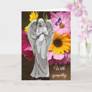 With Sympathy Folded Greeting Card