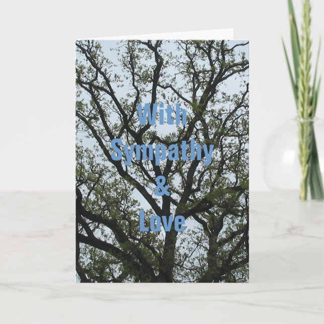 With Sympathy & Love Card (Front)