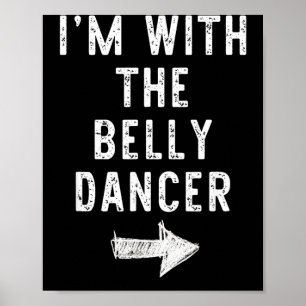 with The Belly Dancer Funny Halloween Couple Poster