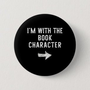 with The Book Character Funny Halloween Couple 6 Cm Round Badge