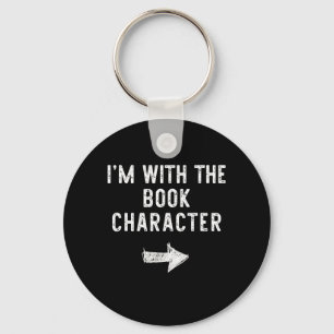 with The Book Character Funny Halloween Couple Key Ring