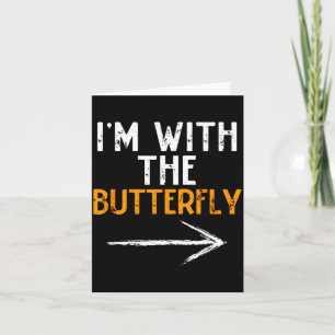 With The Butterfly Halloween Matching Costume Card