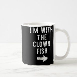 With The Clown Fish Funny Halloween Couple Costume Coffee Mug