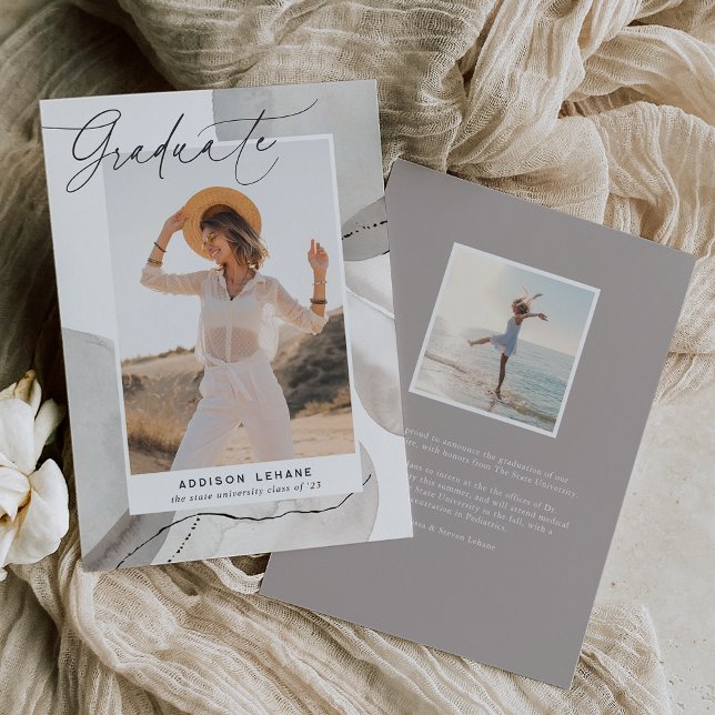 With the Flow | Photo Graduation Announcement (Creator Uploaded)