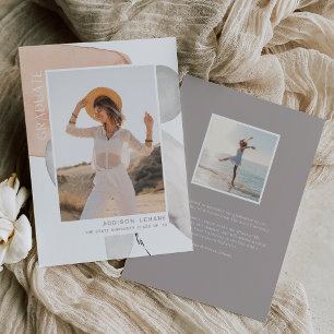 With the Flow Photo Graduation Announcement