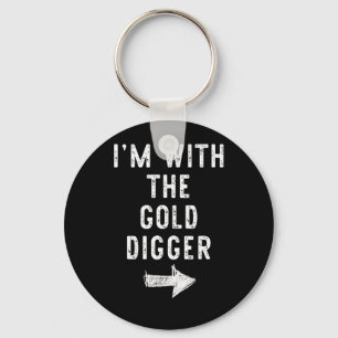 with The Gold Digger Funny Halloween Couple Key Ring