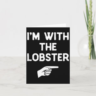 with The Lobster Funny Halloween Matching Costume Card