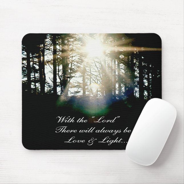 With the Lord...... Mouse Pad (With Mouse)