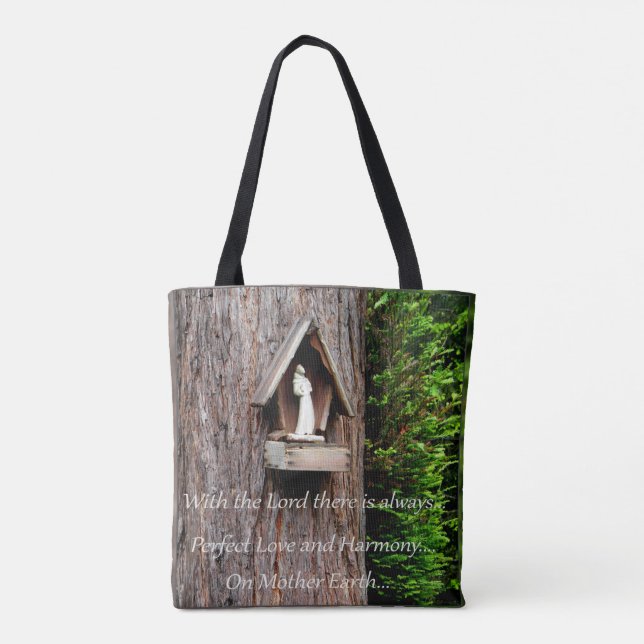 With the Lord there is..... Tote Bag (Back)