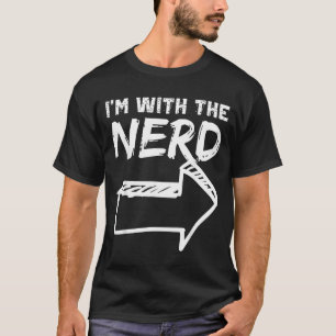 With The Nerd RIGHT Arrow Funny Halloween Cute T-Shirt