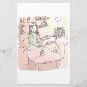 with the pale rooms of the rainbow, stationery