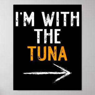 with The Tuna Funny Halloween Matching Couple Poster