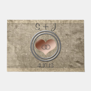 With This Ring by Shirley Taylor Doormat