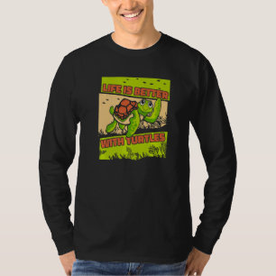 With Turtles Tortoise Painted  Turtle  1 T-Shirt
