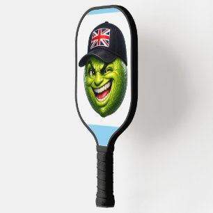 With Union Jack cap, British Pickleball paddle