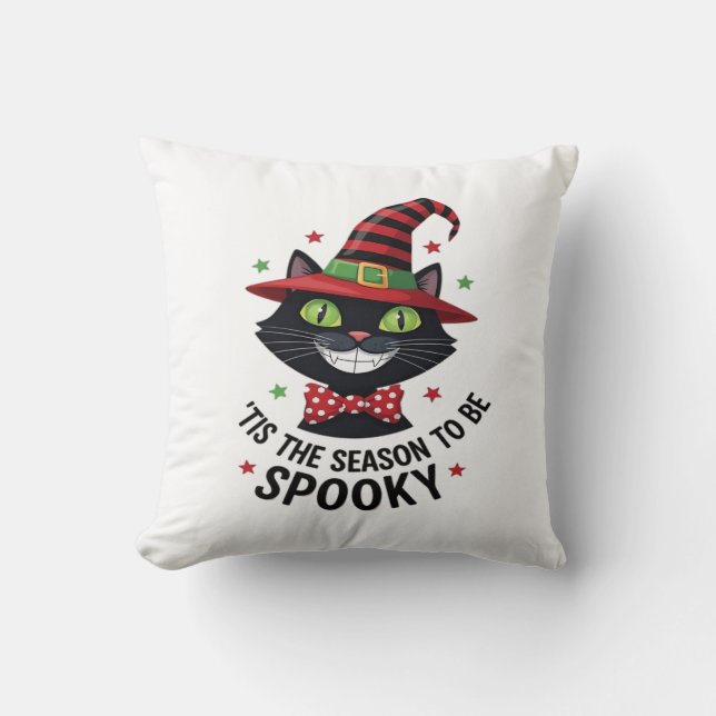 With Witch Hat And Tie Cushion (Front)