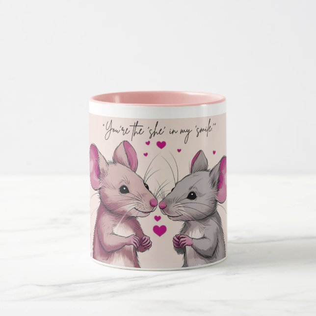 "With You, Every Day Feels Like Girlfriend Day 🐭 Mug (Center)
