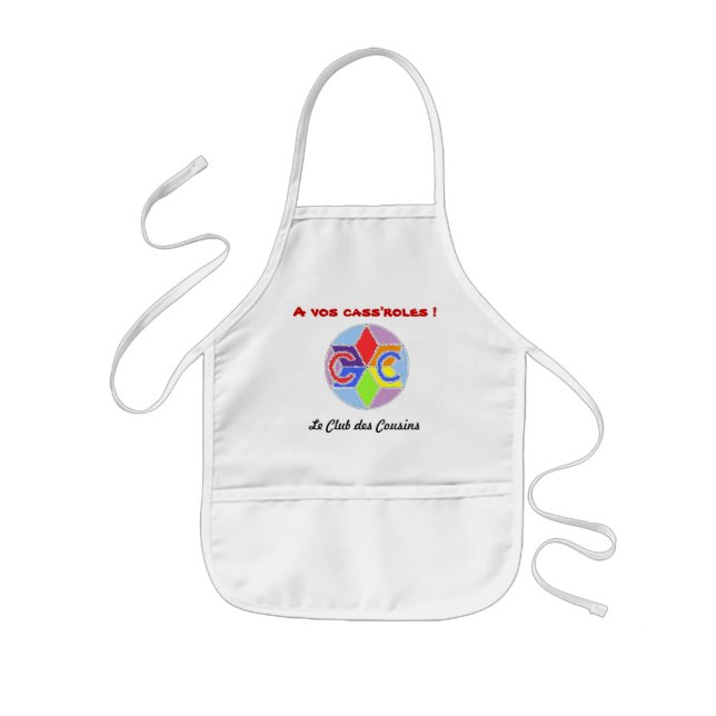 With your cass' roles! kids apron (Front)